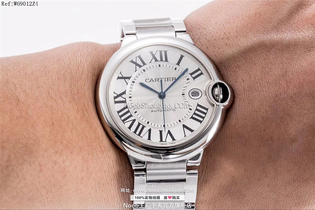 noob官方旗舰店 卡地亚 Cartier 蓝气球 Ballon Bleu W69012Z4 情侣表 大号 42mm