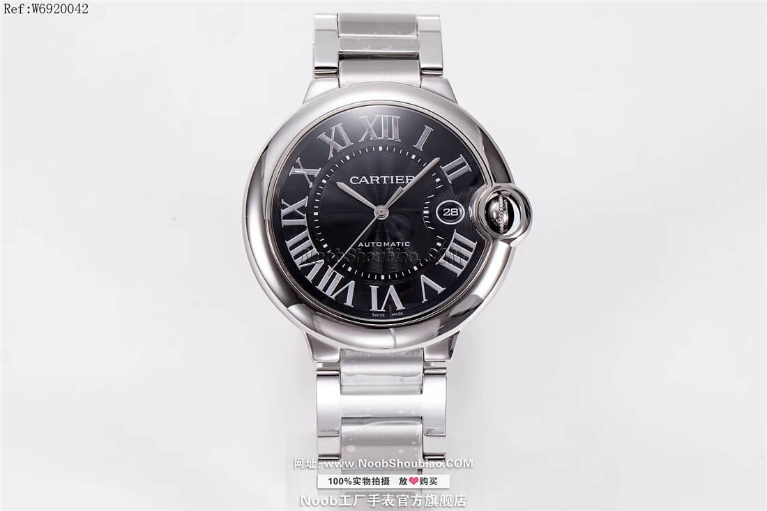 noob官网卡地亚 Cartier 蓝气球 Ballon Bleu W6920042 情侣表 大号 42mm