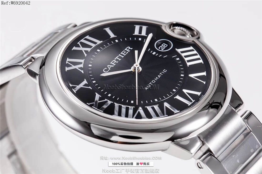 复刻名表卡地亚 Cartier 蓝气球 Ballon Bleu W6920042 情侣表 大号 42mm