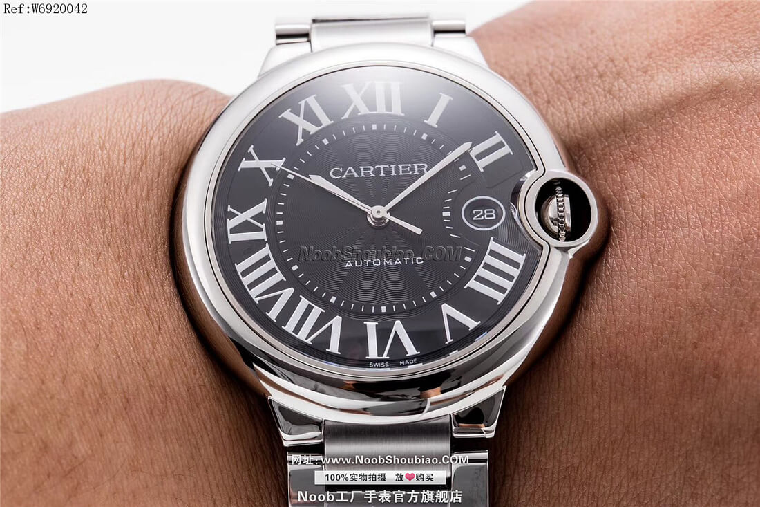 noob官方旗舰店卡地亚 Cartier 蓝气球 Ballon Bleu W6920042 情侣表 大号 42mm