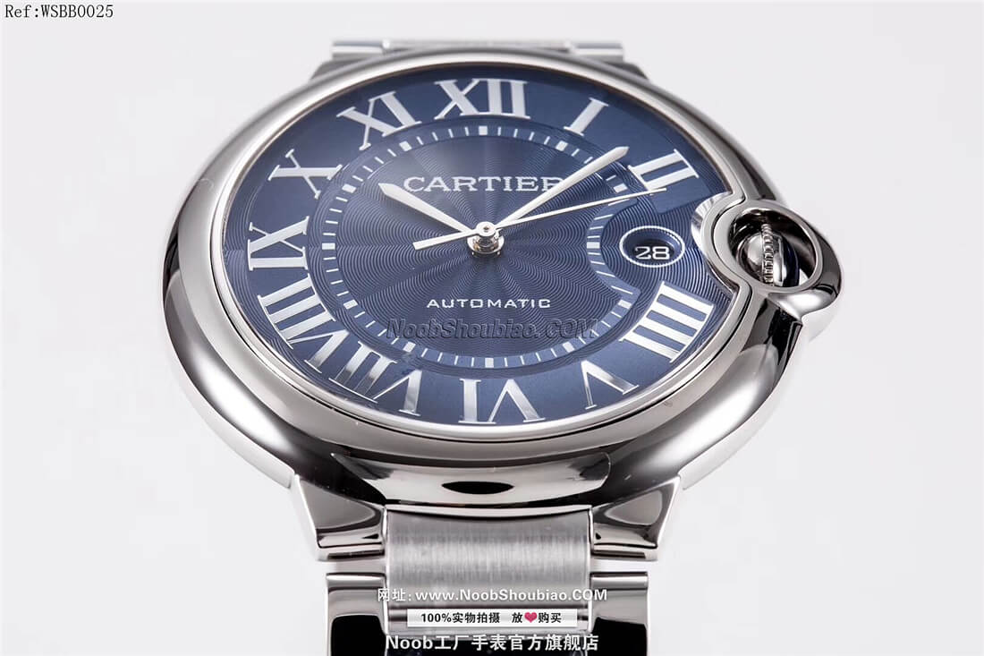noob手表卡地亚 Cartier 蓝气球 Ballon Bleu 42mm WSBB0025 情侣表 大号 钢带款