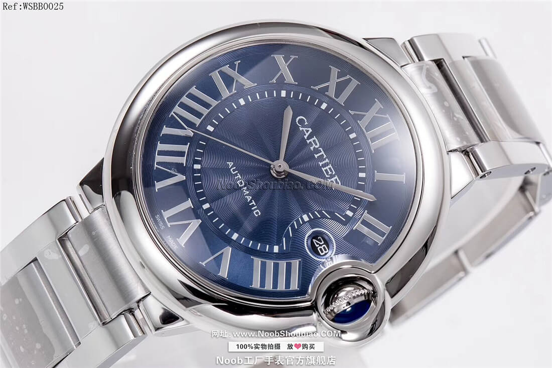 noob工厂卡地亚 Cartier 蓝气球 Ballon Bleu 42mm WSBB0025 情侣表 大号 钢带款