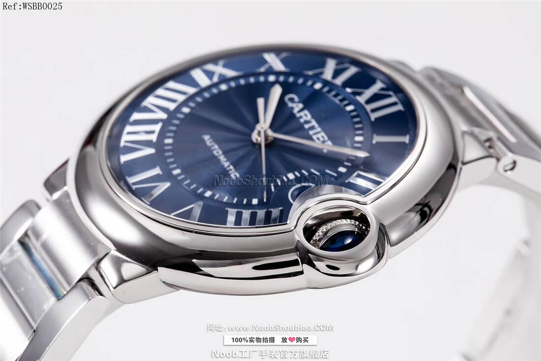 noob卡地亚 Cartier 蓝气球 Ballon Bleu 42mm WSBB0025 情侣表 大号 钢带款