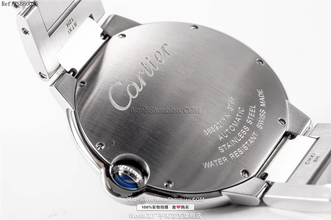 n版手表卡地亚 Cartier 蓝气球 Ballon Bleu 42mm WSBB0025 情侣表 大号 钢带款