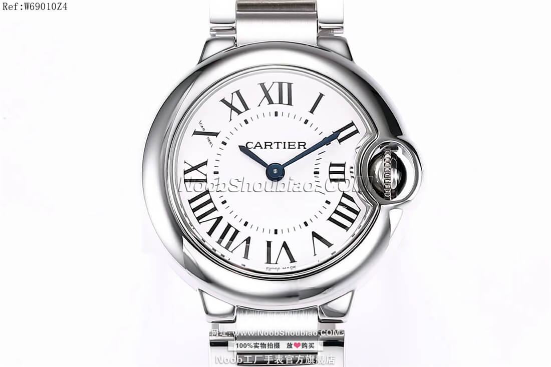 n厂卡地亚 Cartier 蓝气球 Ballon Bleu W69010Z4 情侣表 小号 28mm  