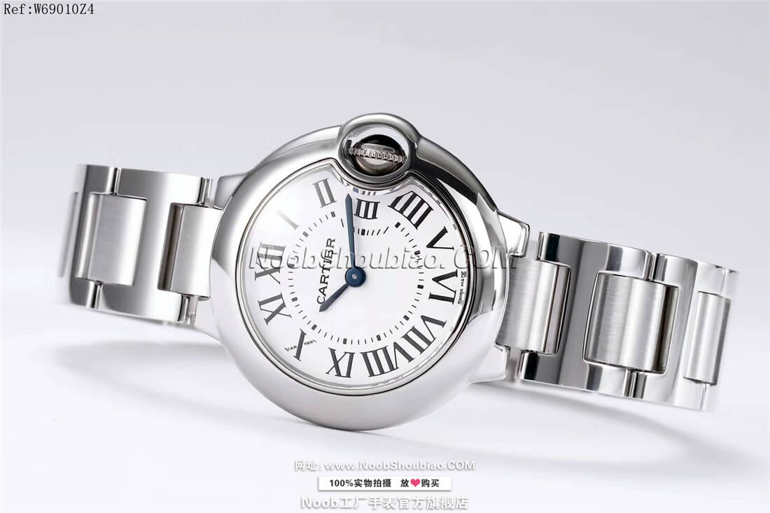  n厂手表官网卡地亚 Cartier 蓝气球 Ballon Bleu W69010Z4 情侣表 小号 28mm  