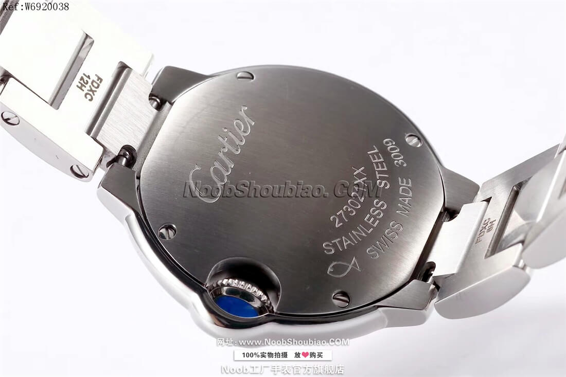 n版手表卡地亚 Cartier 蓝气球 Ballon Bleu W6920038 28mm 情侣表 小号