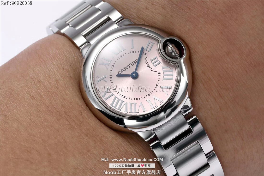 noob官方旗舰店卡地亚 Cartier 蓝气球 Ballon Bleu W6920038 28mm 情侣表 小号