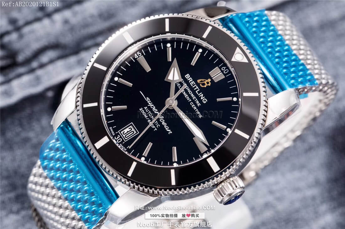noob手表Breitling 百年灵 SuperOcean Heritage II 超级海洋文化二代 AB2020121B1S1