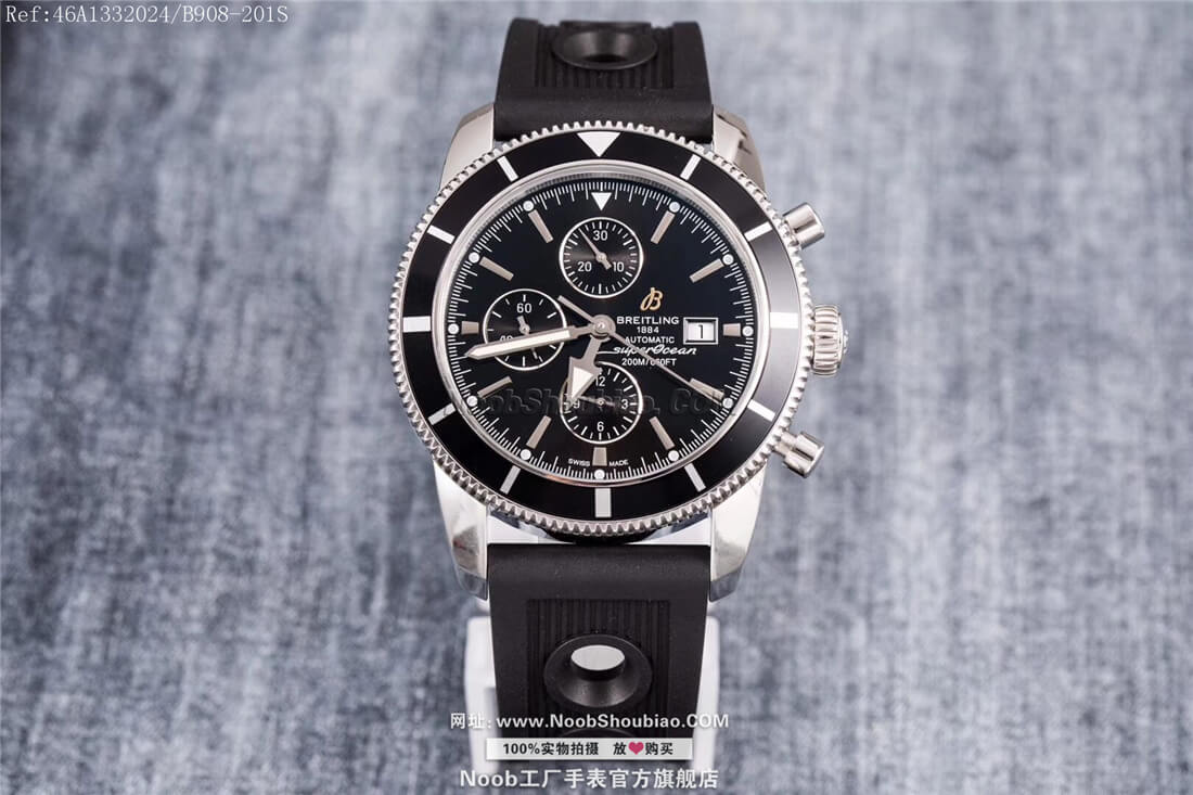  noob官网Breitling 百年灵 Superocean Heritage 超级海洋文化系列 Chronograph 46 A1332024/B908-201S