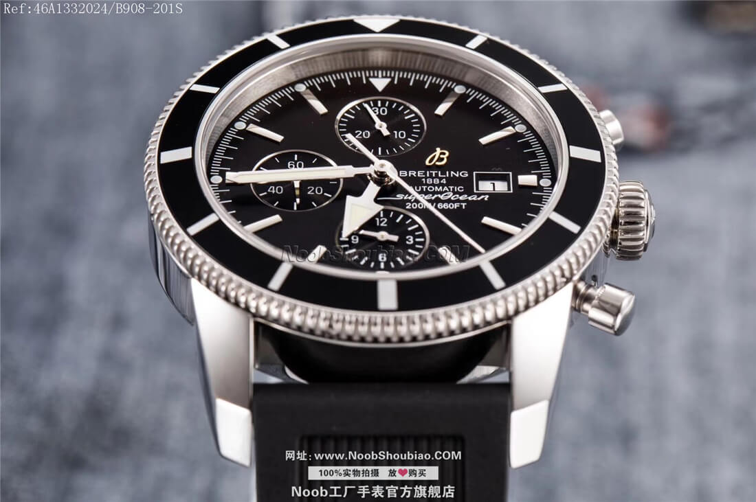 noob手表Breitling 百年灵 Superocean Heritage 超级海洋文化系列 Chronograph 46 A1332024/B908-201S