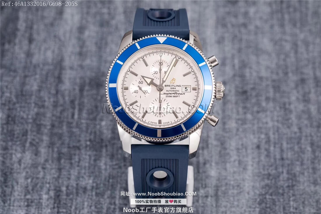 noob官网Breitling 百年灵 Superocean Heritage 超级海洋文化系列 Chronograph 46A1332016/G698-205S