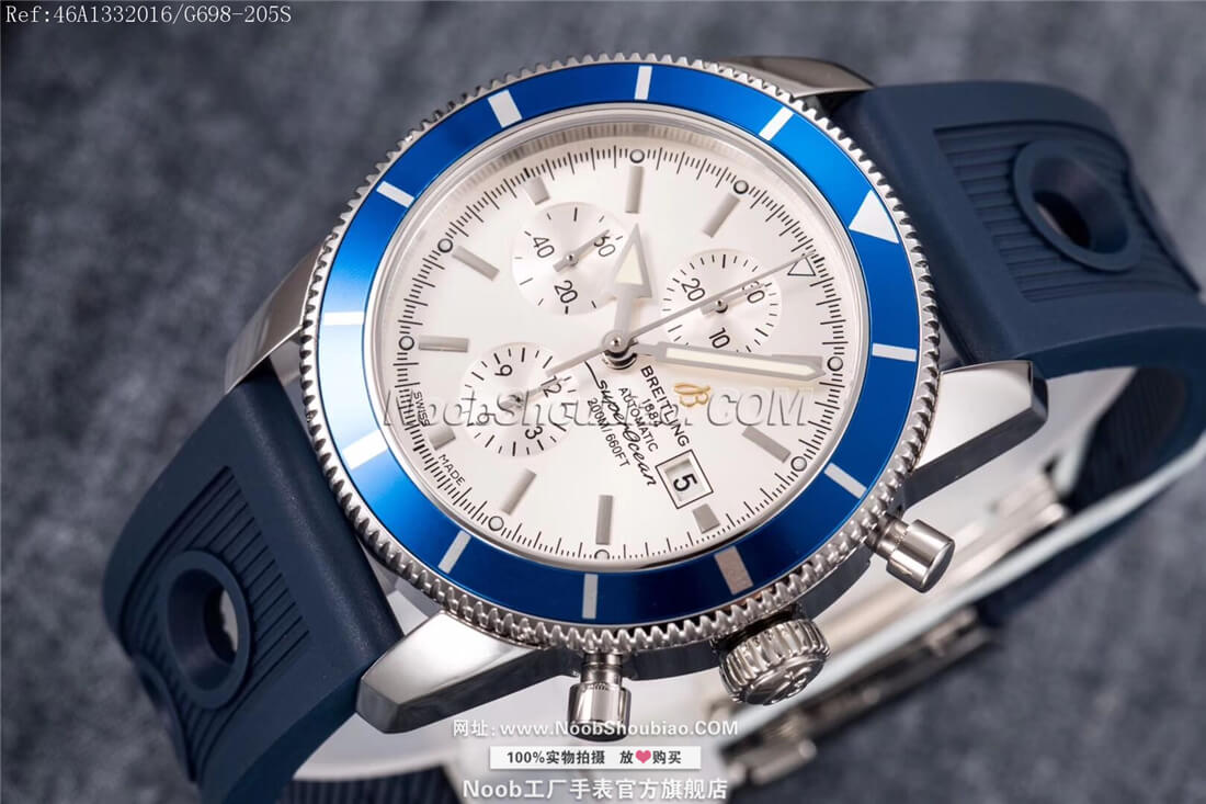 noob工厂Breitling 百年灵 Superocean Heritage 超级海洋文化系列 Chronograph 46A1332016/G698-205S