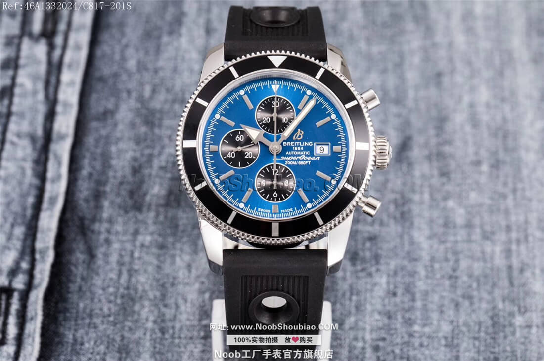 noob官网Breitling 百年灵 Superocean Heritage 超级海洋文化系列 Chronograph 46A1332024/C817-201S