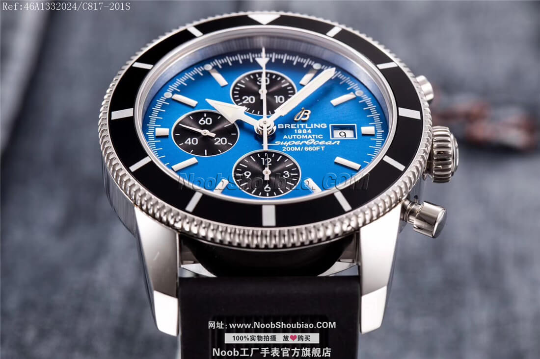 noob手表Breitling 百年灵 Superocean Heritage 超级海洋文化系列 Chronograph 46A1332024/C817-201S