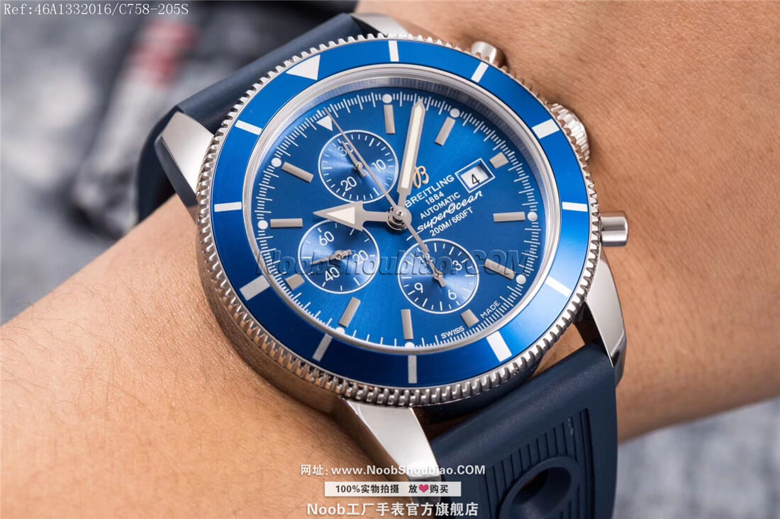 noob官方旗舰店Breitling 百年灵 Superocean Heritage 超级海洋文化系列 Chronograph 46A1332016/C758-205S