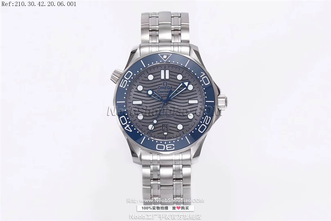 noob官网Omega 欧米茄 Seamaster 海马系列 Diver 300m 300米潜水表 同轴•至臻天文台 210.30.42.20.06.001