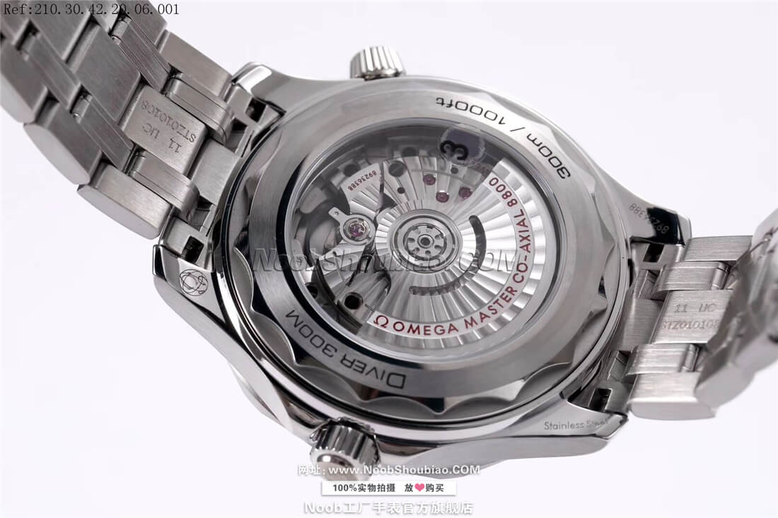 n版手表Omega 欧米茄 Seamaster 海马系列 Diver 300m 300米潜水表 同轴•至臻天文台 210.30.42.20.06.001