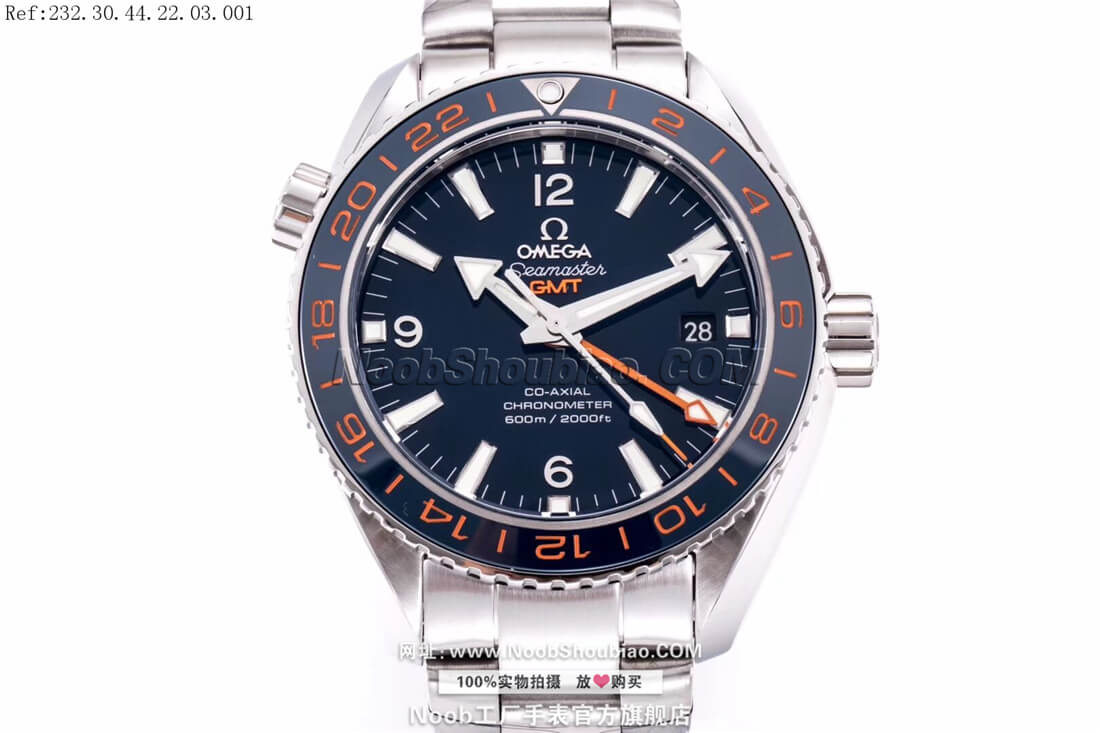 OMEGA 欧米茄 SEAMASTER 海马系列 PLANET OCEAN 海洋宇宙600米 GMT 232.30.44.22.03.001