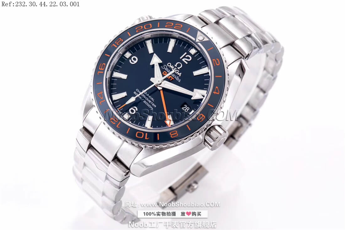 OMEGA 欧米茄 SEAMASTER 海马系列 PLANET OCEAN 海洋宇宙600米 GMT 232.30.44.22.03.001