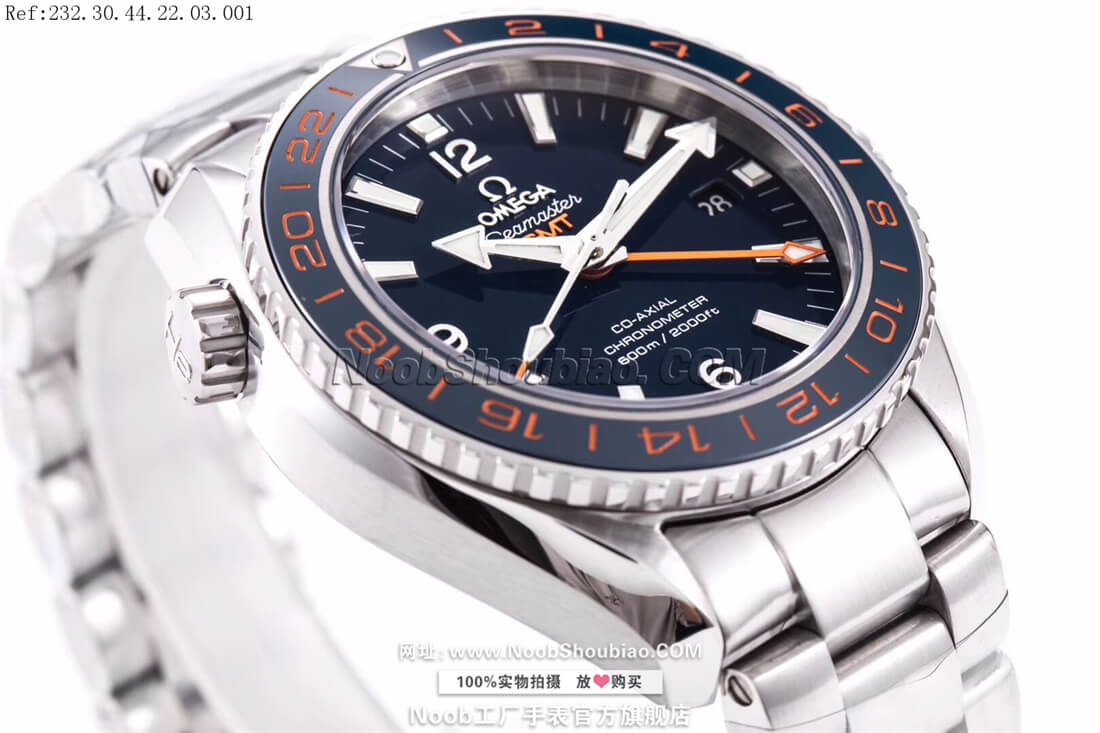 OMEGA 欧米茄 SEAMASTER 海马系列 PLANET OCEAN 海洋宇宙600米 GMT 232.30.44.22.03.001