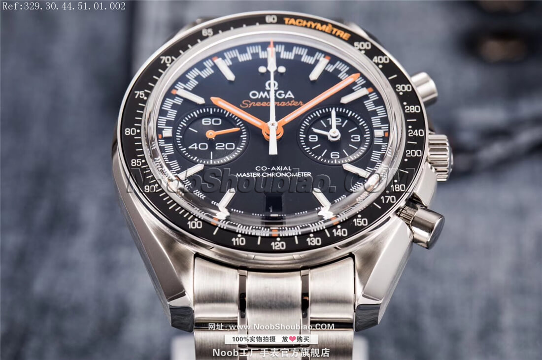 OMEGA 欧米茄 SPEEDMASTER 超霸 RACING 赛车计时表 329.30.44.51.01.002