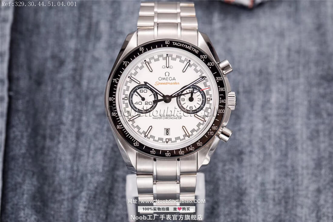 OMEGA 欧米茄 SPEEDMASTER 超霸 RACING 赛车计时表 329.30.44.51.04.001