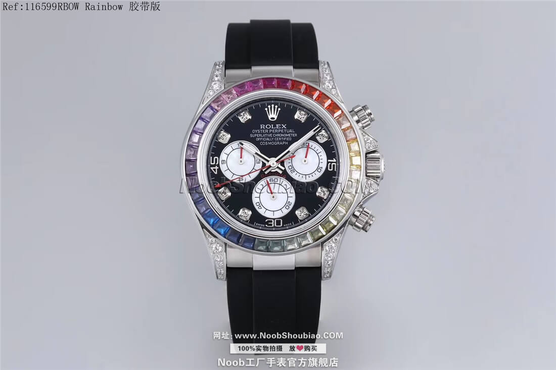 劳力士 Rolex 迪通拿 Daytona 宇宙计型 116599RBOW Rainbow 胶带版 - Noob