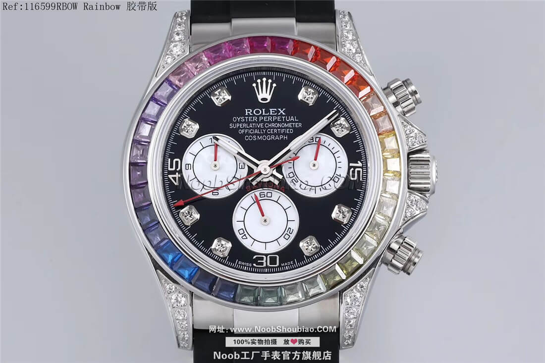 劳力士 Rolex 迪通拿 Daytona 宇宙计型 116599RBOW Rainbow 胶带版 - Noob
