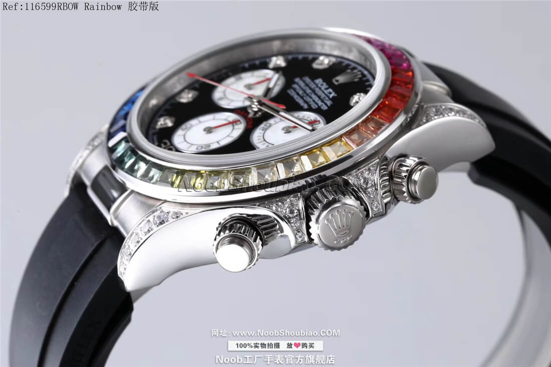 劳力士 Rolex 迪通拿 Daytona 宇宙计型 116599RBOW Rainbow 胶带版 - Noob