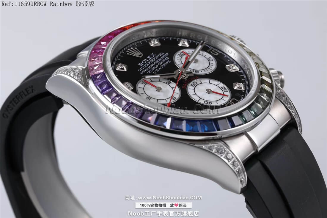 劳力士 Rolex 迪通拿 Daytona 宇宙计型 116599RBOW Rainbow 胶带版 - Noob