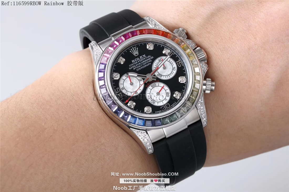 劳力士 Rolex 迪通拿 Daytona 宇宙计型 116599RBOW Rainbow 胶带版 - Noob