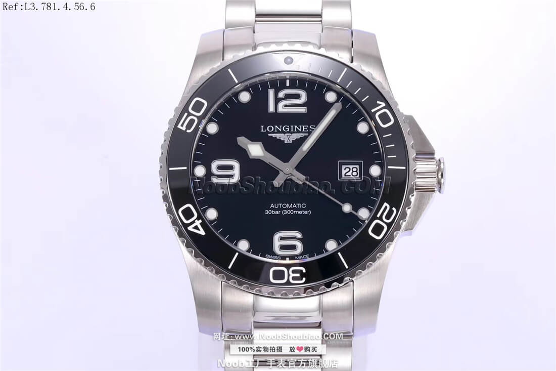 n厂Longines 浪琴 HydroConquest 康卡斯潜水系列 L3.781.4.56.6