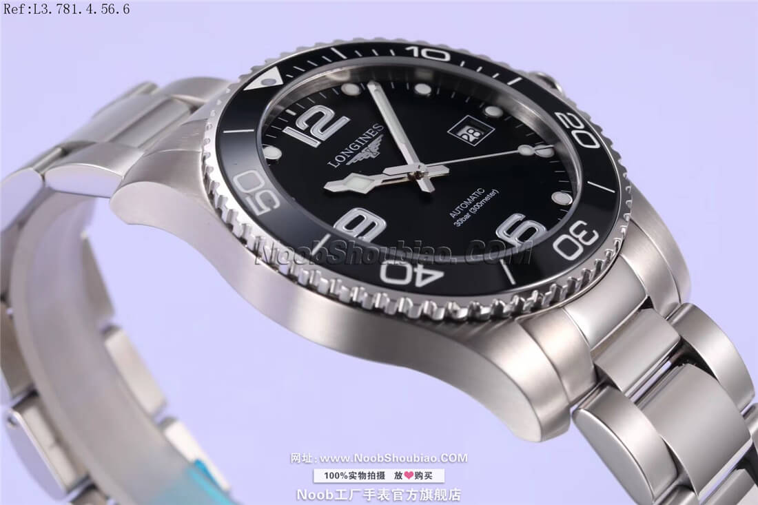 复刻名表Longines 浪琴 HydroConquest 康卡斯潜水系列 L3.781.4.56.6