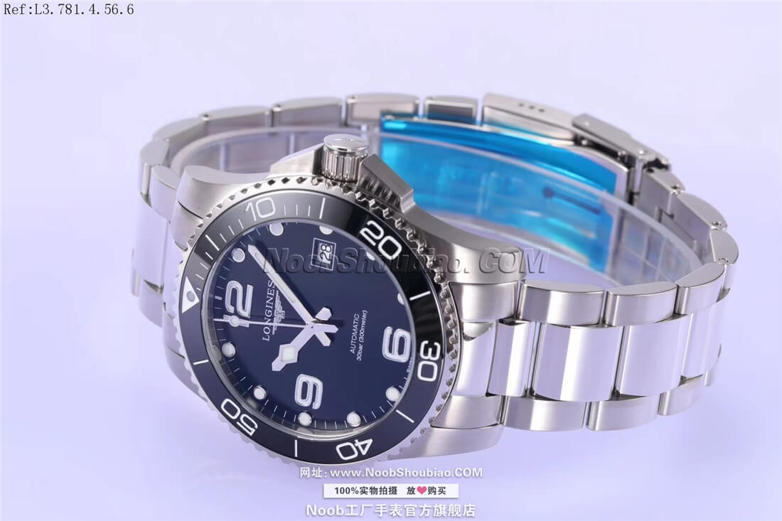 n厂手表官网Longines 浪琴 HydroConquest 康卡斯潜水系列 L3.781.4.56.6