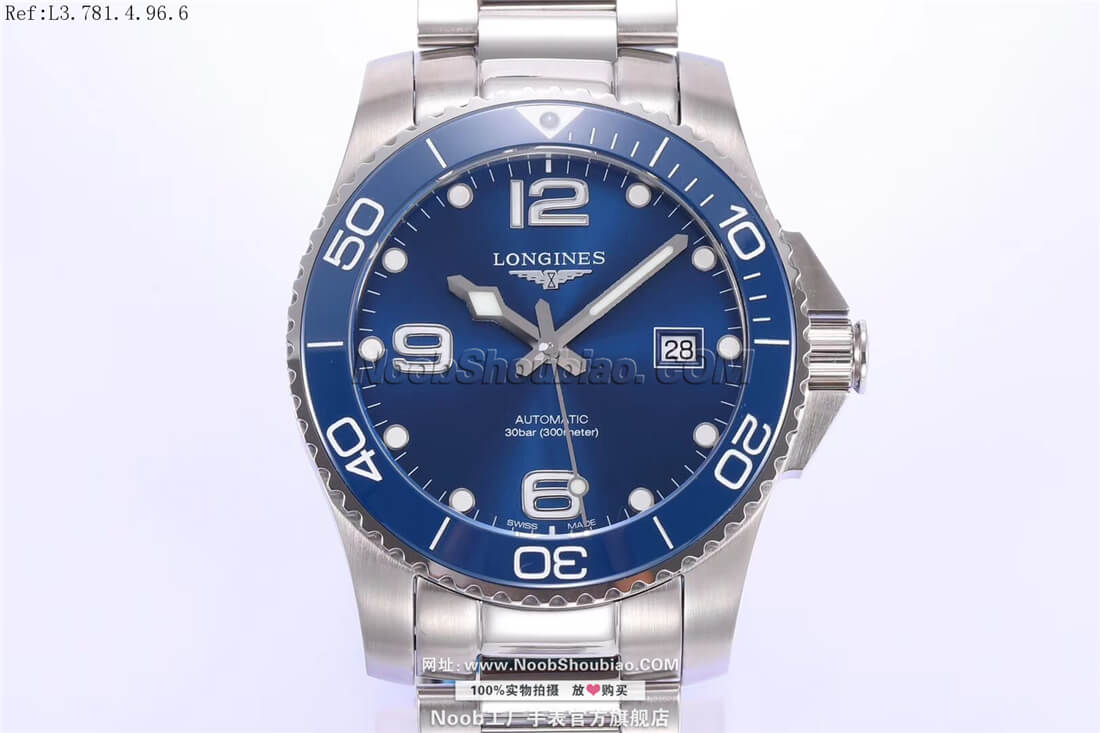 n厂Longines 浪琴 HydroConquest 康卡斯潜水系列 L3.781.4.96.6