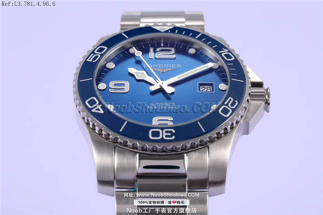 noob手表Longines 浪琴 HydroConquest 康卡斯潜水系列 L3.781.4.96.6