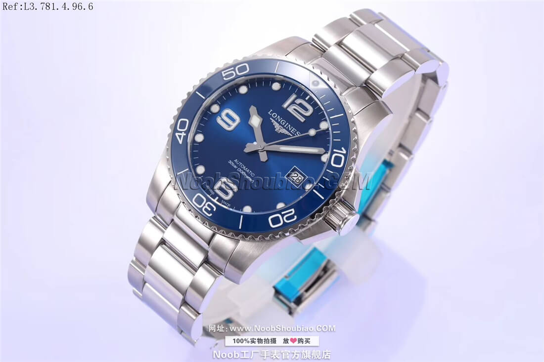  noob工厂Longines 浪琴 HydroConquest 康卡斯潜水系列 L3.781.4.96.6