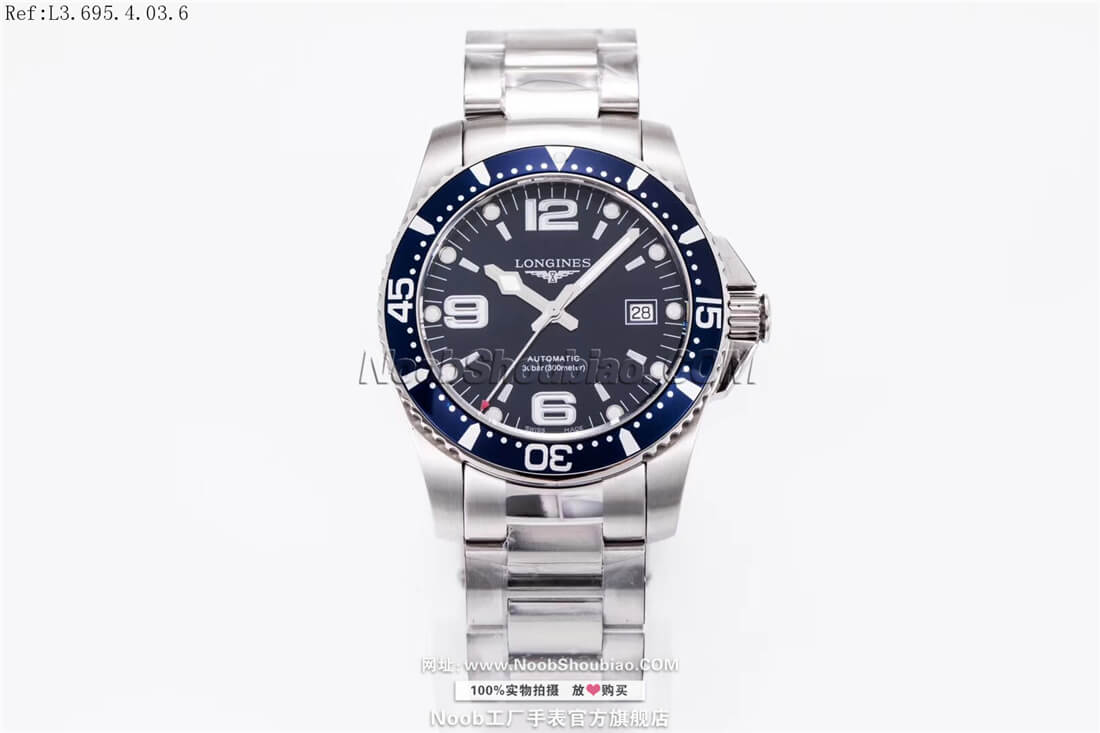 Longines 浪琴 HydroConquest 康卡斯潜水系列 L3.695.4.03.6