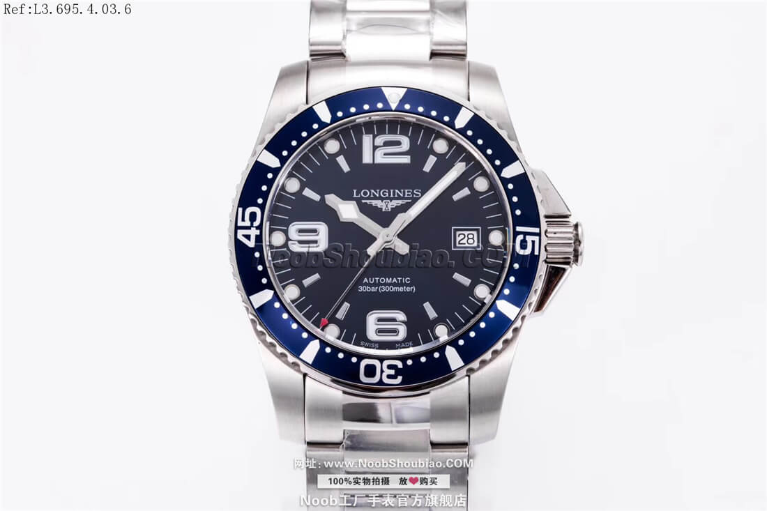 Longines 浪琴 HydroConquest 康卡斯潜水系列 L3.695.4.03.6