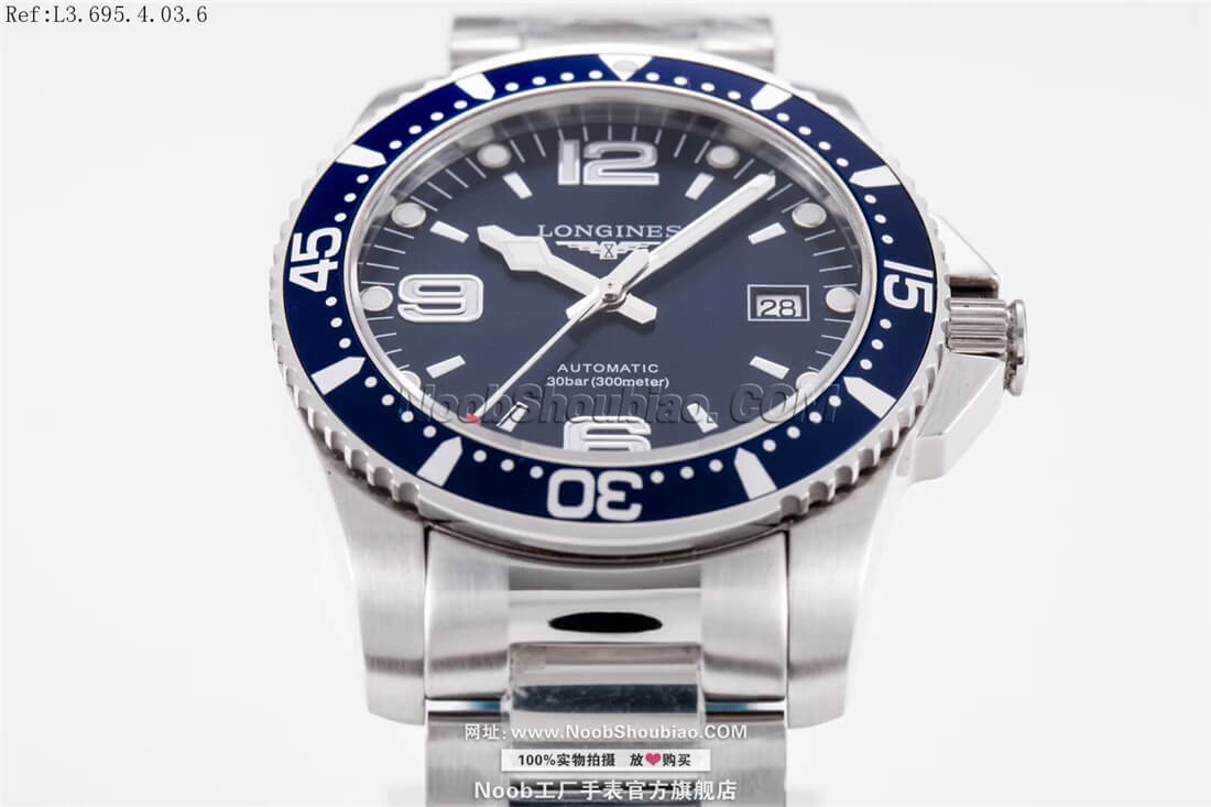 Longines 浪琴 HydroConquest 康卡斯潜水系列 L3.695.4.03.6