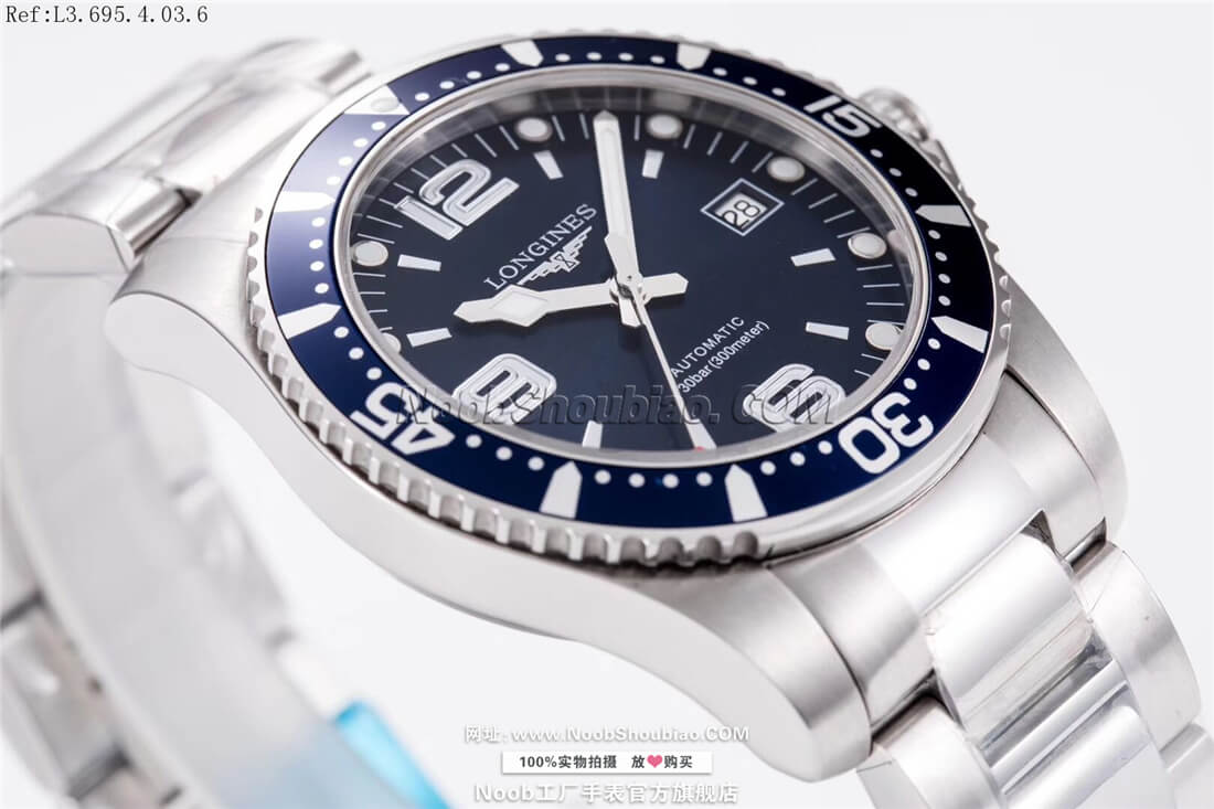 Longines 浪琴 HydroConquest 康卡斯潜水系列 L3.695.4.03.6