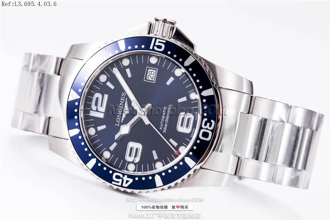 Longines 浪琴 HydroConquest 康卡斯潜水系列 L3.695.4.03.6