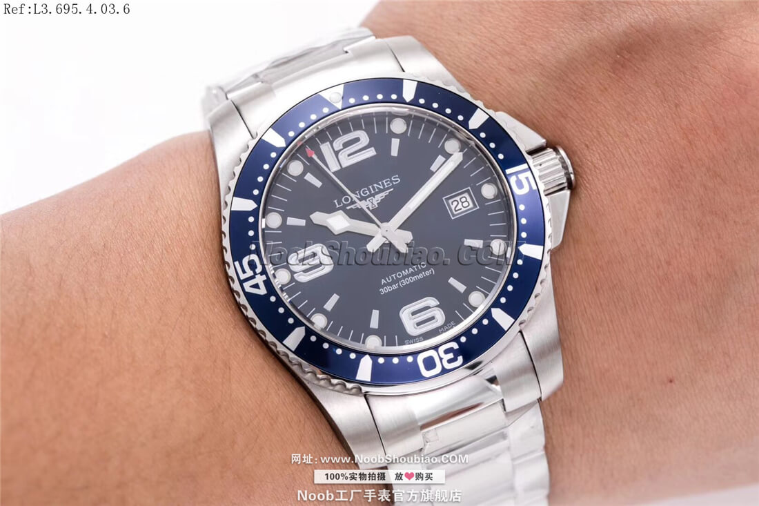 Longines 浪琴 HydroConquest 康卡斯潜水系列 L3.695.4.03.6