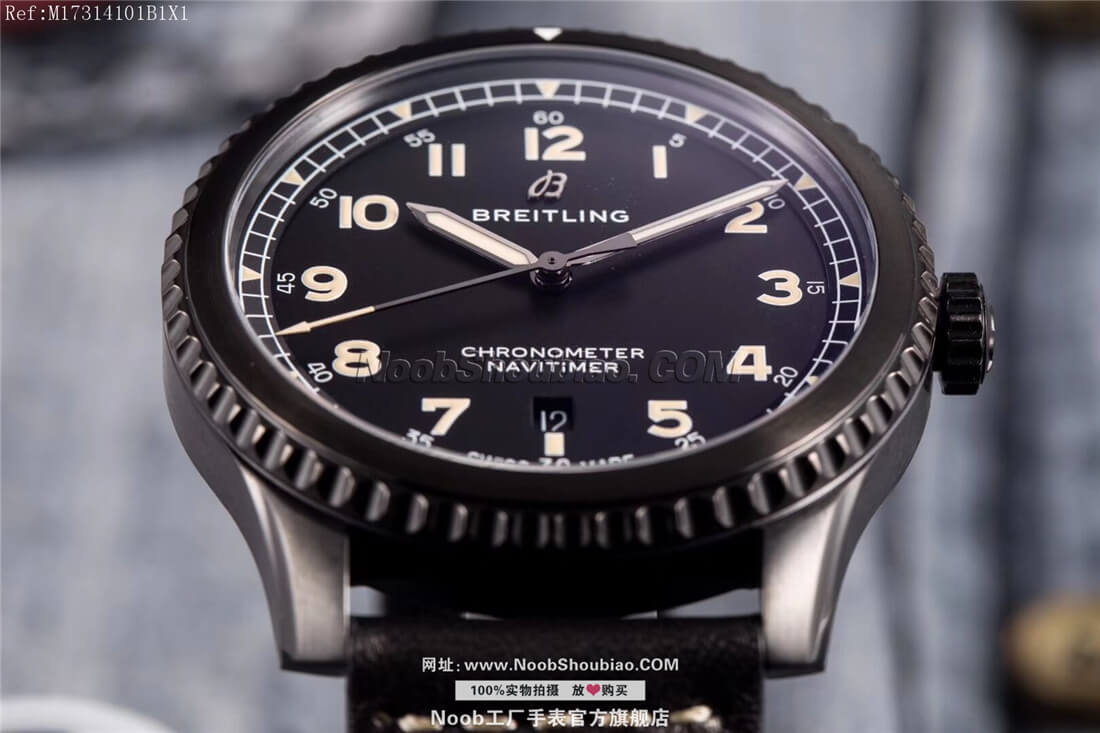 Breitling 百年灵 NAVITIMER 8 AUTOMATIC 41 航空计时8自动机械腕表41 黑钢 M17314101B1X1