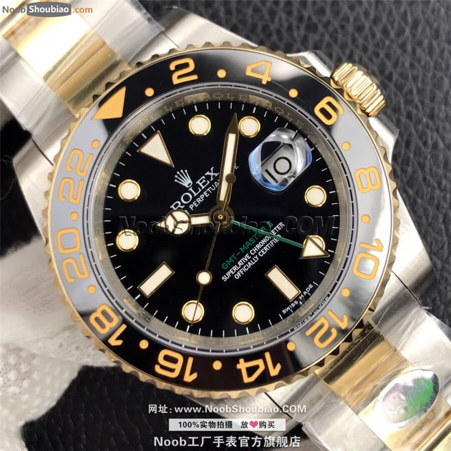N厂 V9 劳力士 格林尼治型 GMT II116713-LN-78203 最高版本 18K包金