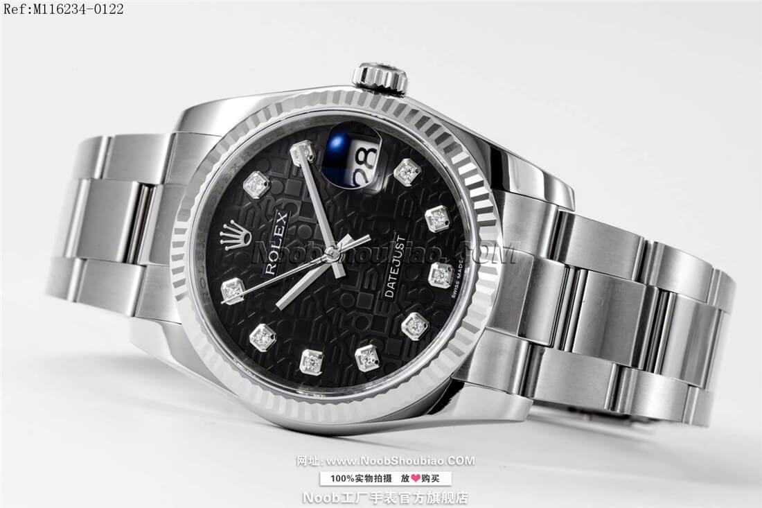 Rolex 劳力士 Datejust 日志型36MM系列 11623 黑纪念花纹盘镶钻
