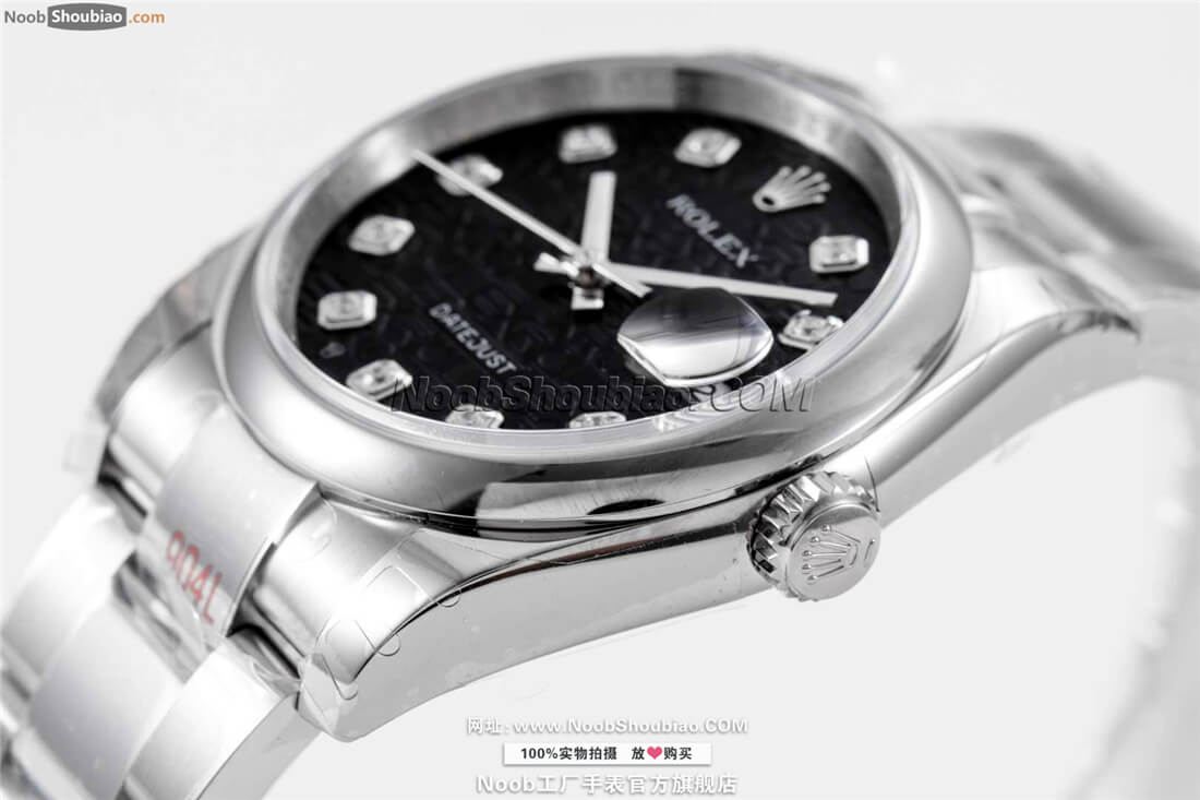 Rolex 劳力士 Datejust 日志型 36MM黑色念花纹表盘 镶钻