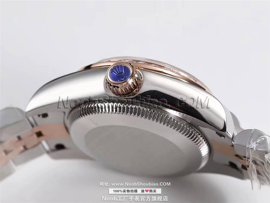 NOOB工厂 定制款 劳力士 日志型系列  279381RBR-63341 女装 玫瑰金镶钻 腕表