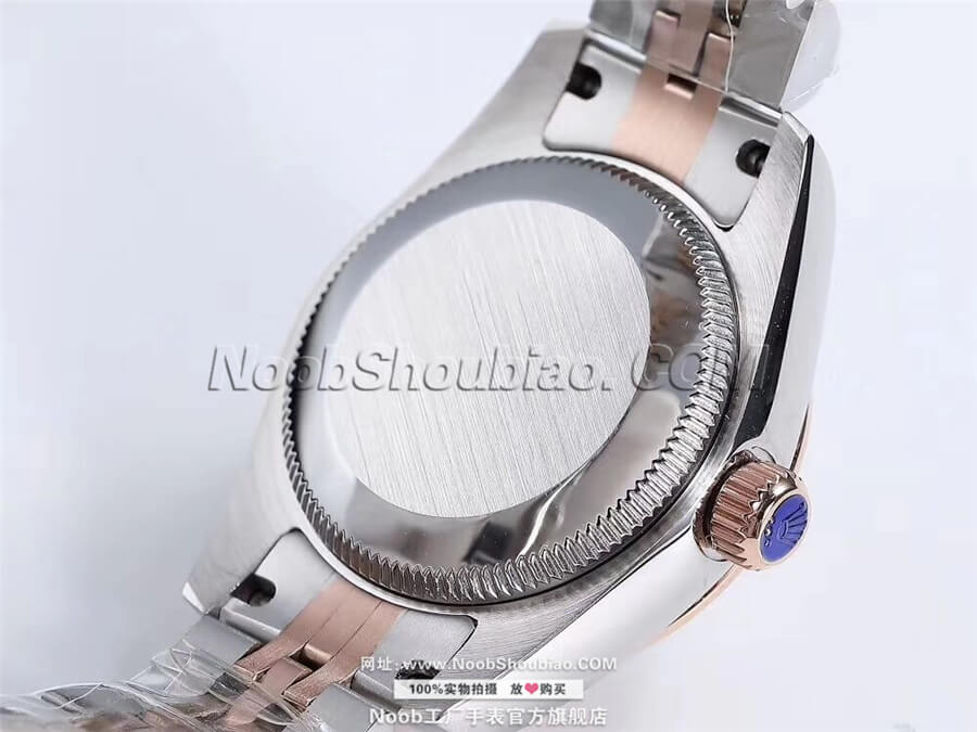 复刻名表 定制款 劳力士 日志型系列  279381RBR-63341 女装 玫瑰金镶钻 腕表